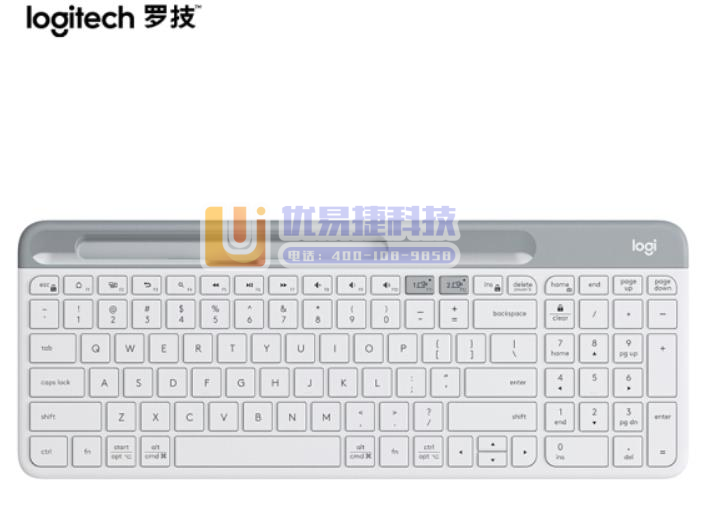 罗技（LOGITECH）K580 键盘 无线蓝牙键盘 办...