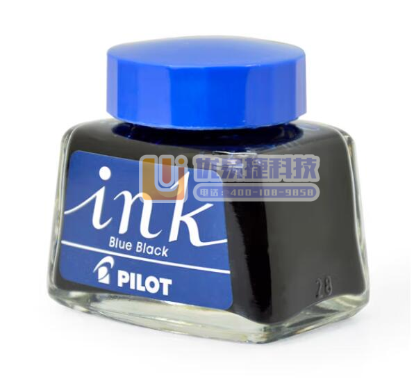 百乐（PILOT）INK-30-BB 非碳素墨水 不堵笔...