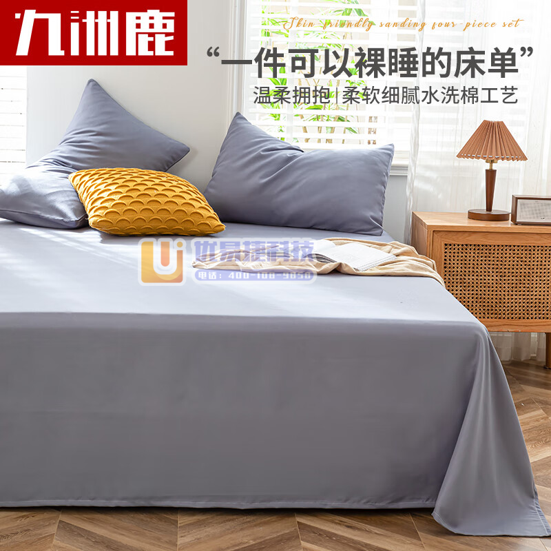 九洲鹿 床单单件-柏拉图180*230cm被单床罩单人学...