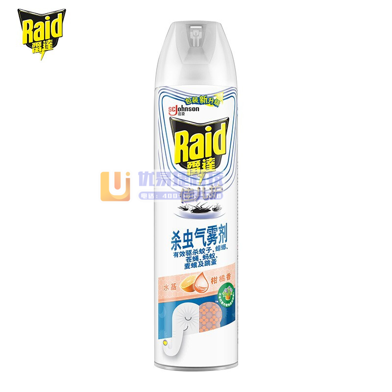 雷达（Raid） 佳儿护杀虫剂喷雾600ml 蟑螂喷雾杀...