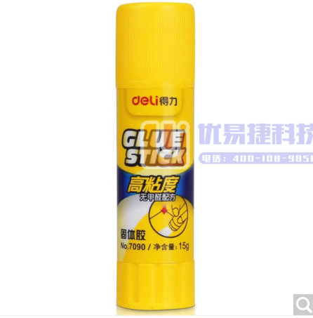 得力 7090 固体胶胶水 ∮24ｘ90mm (单位:支...