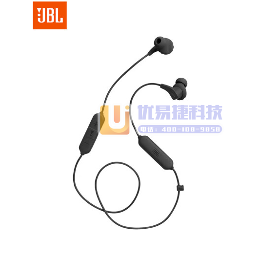 JBL Run BT2 蓝牙耳机挂脖式 入耳式无线运动耳...