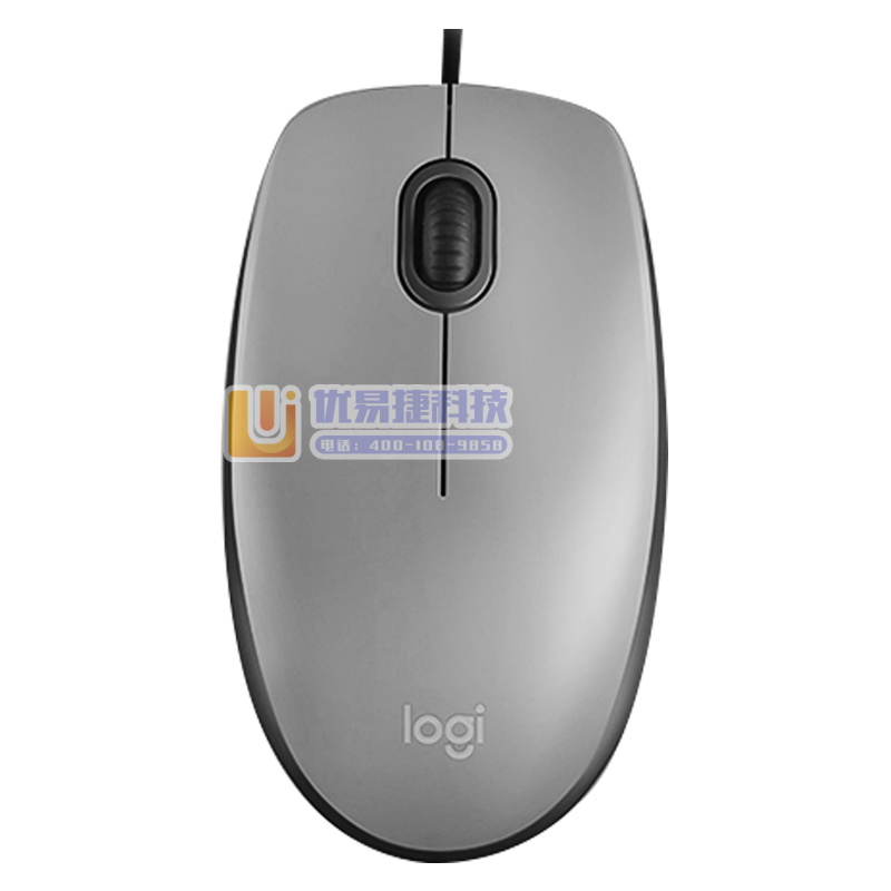 罗技（Logitech）M111有线静音鼠标笔记本台式机...