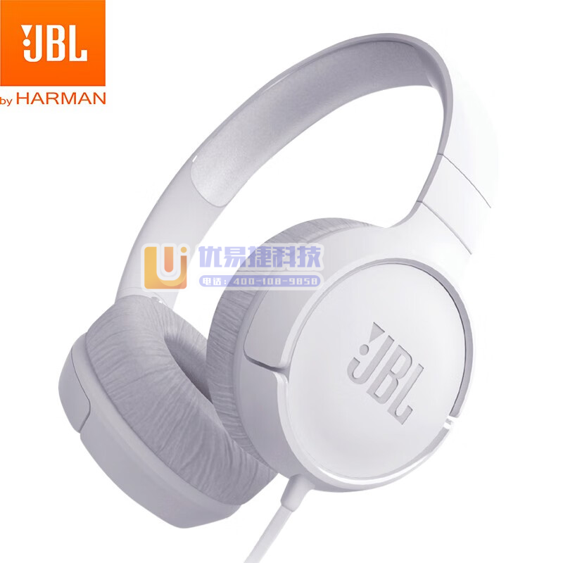 JBL TUNE 500 头戴式有线耳机耳麦 运动耳机+...