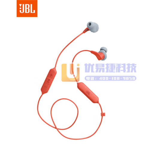 JBL Run BT2 蓝牙耳机挂脖式 入耳式无线运动耳...