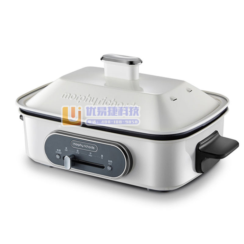 摩飞 MR9088 多功能煎蒸煮炸火锅 白色 1400W...