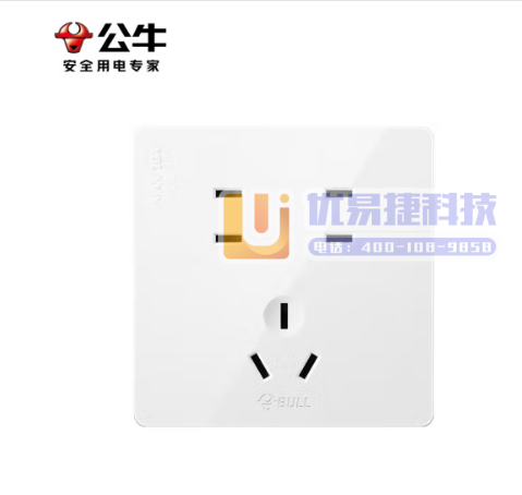 公牛（BULL）开关插座 G12系列 10A七孔插座86...