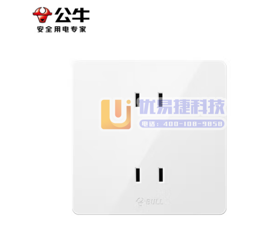 公牛（BULL）开关插座 G12系列 10A四孔插座86...
