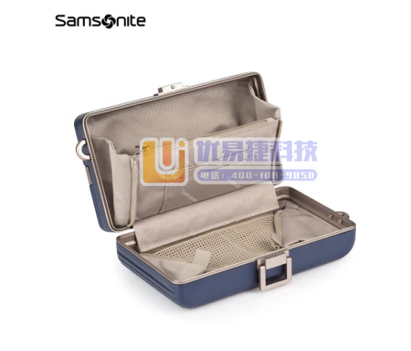 新秀丽（Samsonite）流金箱男女通用迷你箱条纹度假...
