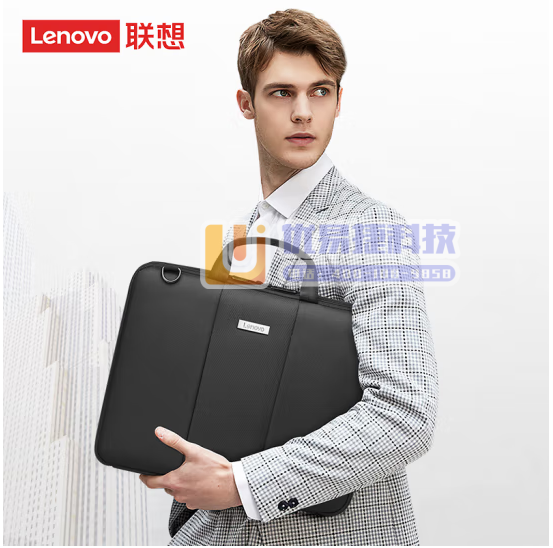 联想（Lenovo）电脑包笔记本单肩手提包斜跨内胆包轻薄...