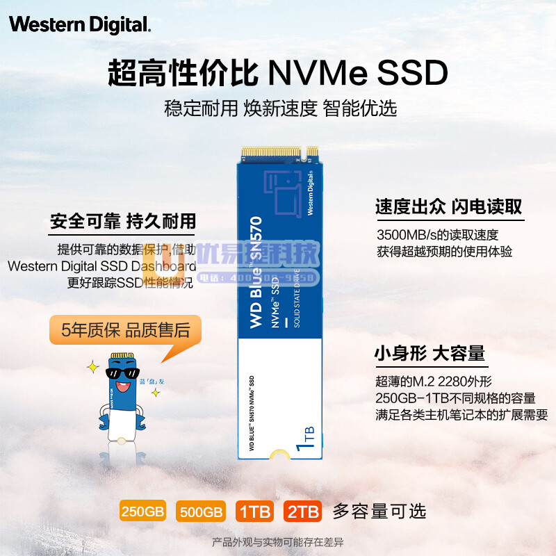 西部数据(Western Digital) 500GB ...