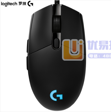 罗技(G)Pro 有线游戏鼠标 RGB鼠标 吃鸡鼠标 绝...
