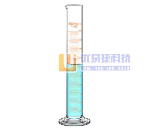 六鑫玻璃量筒带刻度量筒高硼硅耐高温透光性高玻璃底座量筒5...