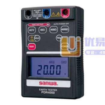 sanwa PDR4000 接地电阻测试量程40/400...