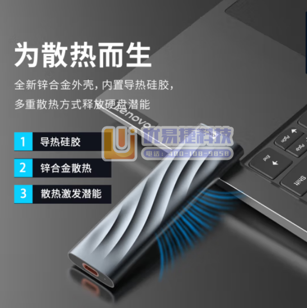 联想(Lenovo)512G 移动固态硬盘（PSSD）P...