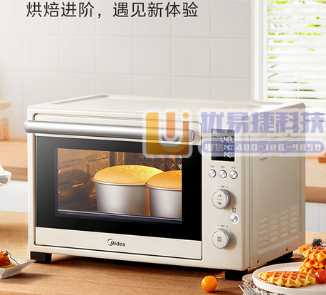 美的 遇见Q10-D系列烤箱 35L家用多功能电烤箱 双...