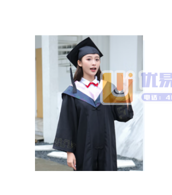 学位服/学士服/博士服 毕业照服【文科-粉】-塑料帽 p...