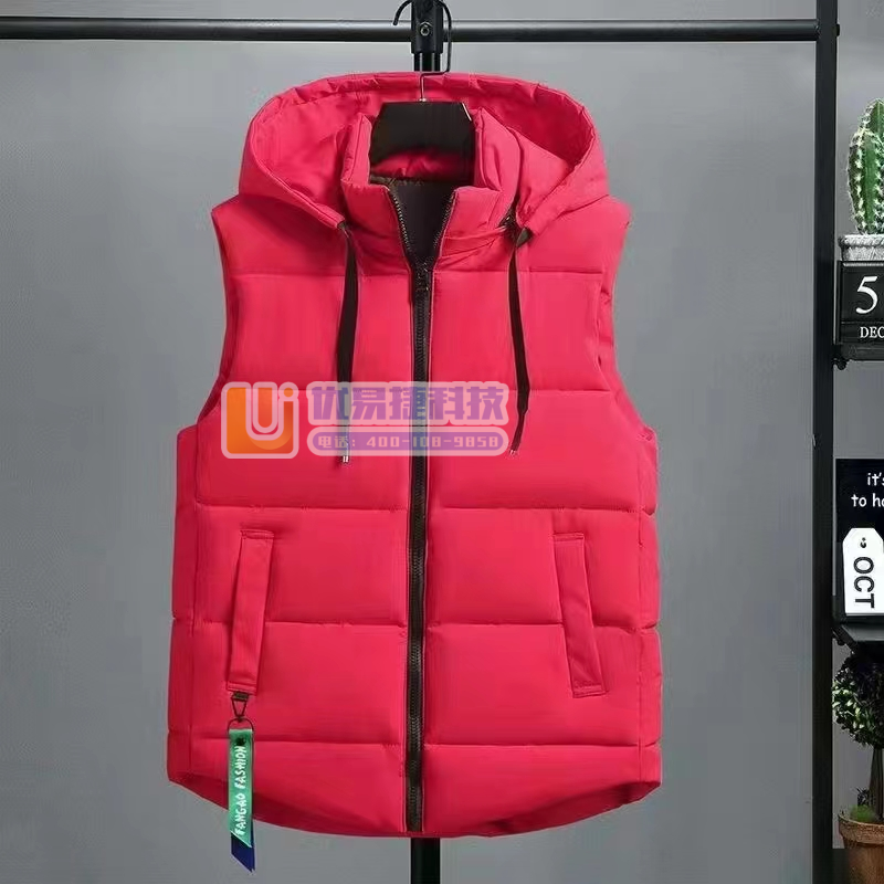 红色棉马甲 帽子可拆卸 四色可选 pcyg-202211...